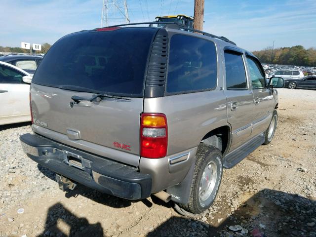 1GKEK13Z32J188286 - 2002 GMC YUKON GRAY photo 4