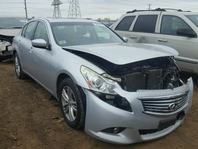 JN1DV6AR8BM650292 - 2011 INFINITI G25 SILVER photo 1