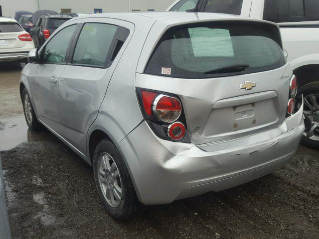 1G1JA6EH4C4211758 - 2012 CHEVROLET SONIC LS SILVER photo 3