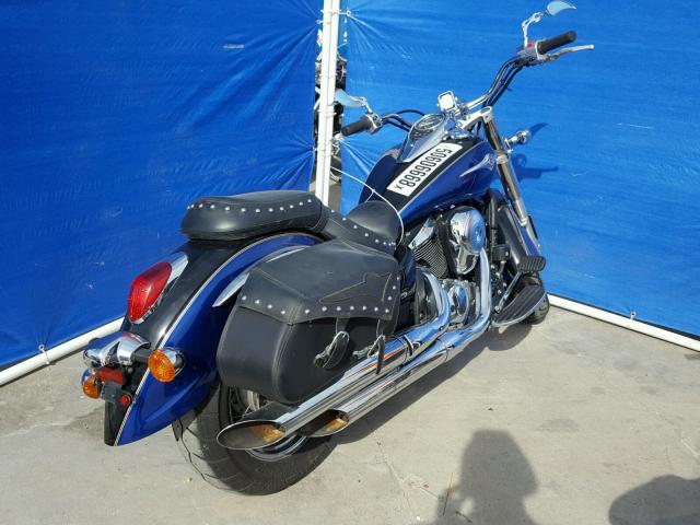 JKAVN2D149A031999 - 2009 KAWASAKI VN900 D BLUE photo 4