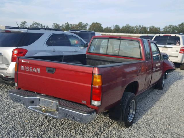 1N6SD16S5SC326385 - 1995 NISSAN TRUCK KING BURGUNDY photo 4