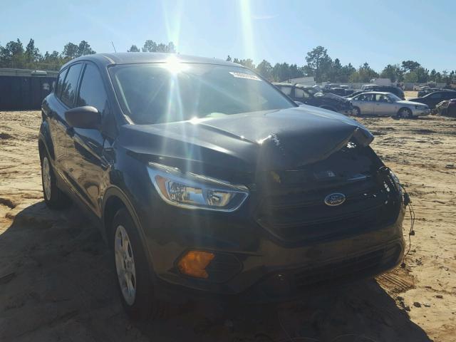 1FMCU0F76HUE01168 - 2017 FORD ESCAPE S BLACK photo 1