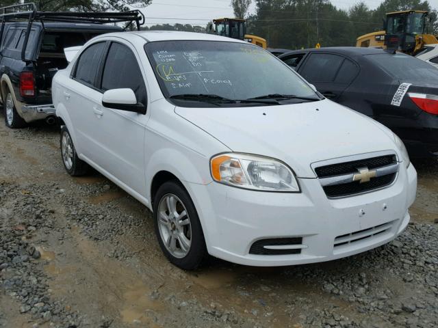 KL1TD5DE9BB118518 - 2011 CHEVROLET AVEO LS WHITE photo 1
