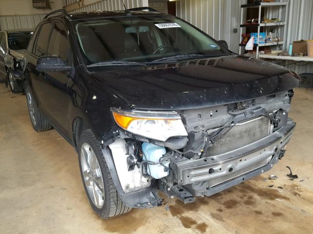 2FMDK3JC0EBA57824 - 2014 FORD EDGE SEL BLACK photo 1