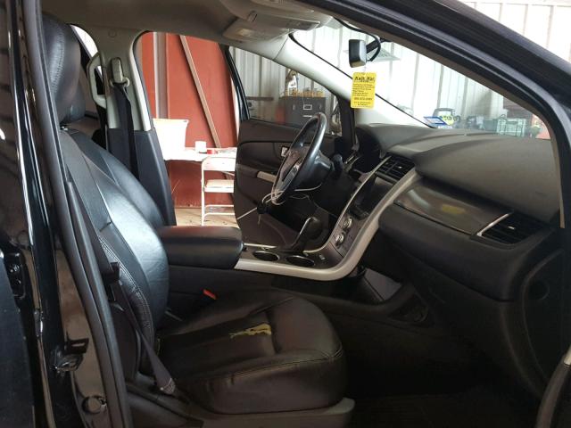 2FMDK3JC0EBA57824 - 2014 FORD EDGE SEL BLACK photo 5