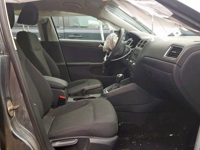 3VW2K7AJXDM426751 - 2013 VOLKSWAGEN JETTA BASE 灰色 照片 5