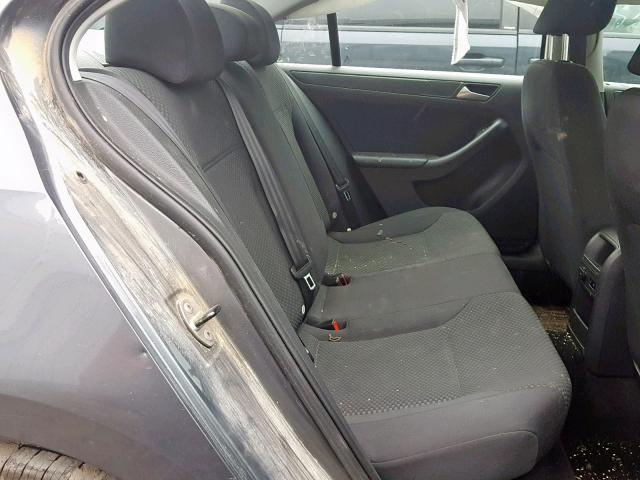 3VW2K7AJXDM426751 - 2013 VOLKSWAGEN JETTA BASE 灰色 照片 6