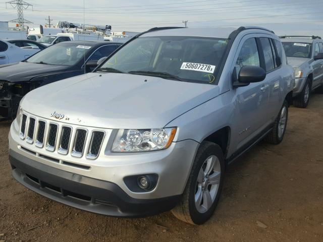 1J4NT1FAXBD190012 - 2011 JEEP COMPASS SP SILVER photo 2