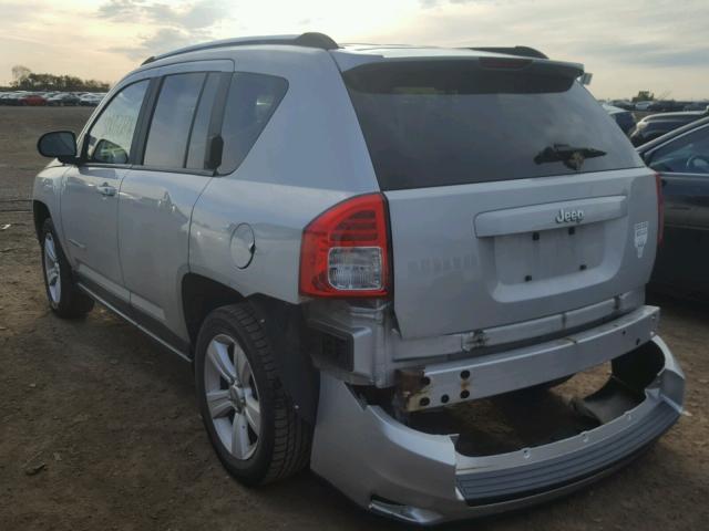 1J4NT1FAXBD190012 - 2011 JEEP COMPASS SP SILVER photo 3