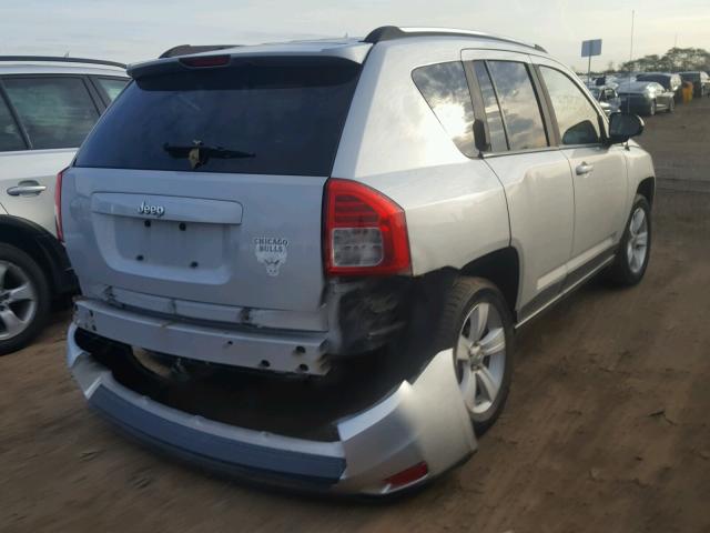 1J4NT1FAXBD190012 - 2011 JEEP COMPASS SP SILVER photo 4
