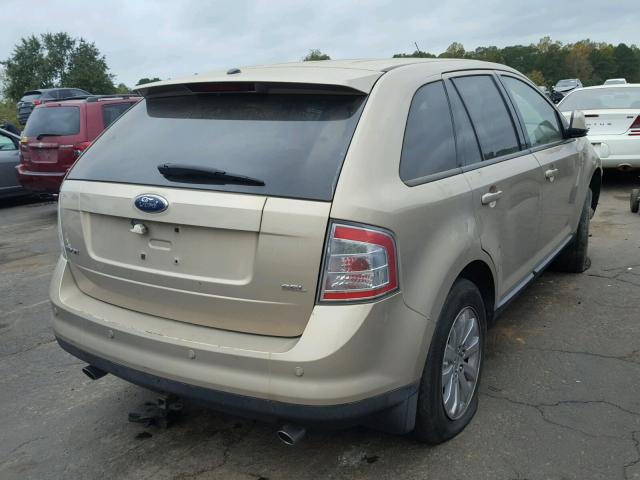 2FMDK39C77BB71262 - 2007 FORD EDGE SEL P TAN photo 4