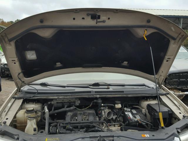 2FMDK39C77BB71262 - 2007 FORD EDGE SEL P TAN photo 7