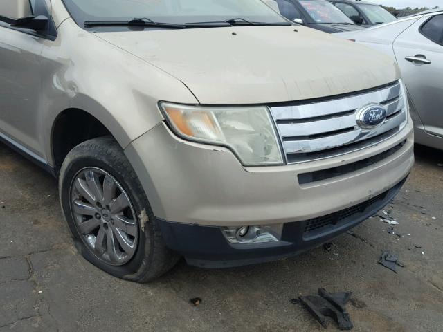 2FMDK39C77BB71262 - 2007 FORD EDGE SEL P TAN photo 9