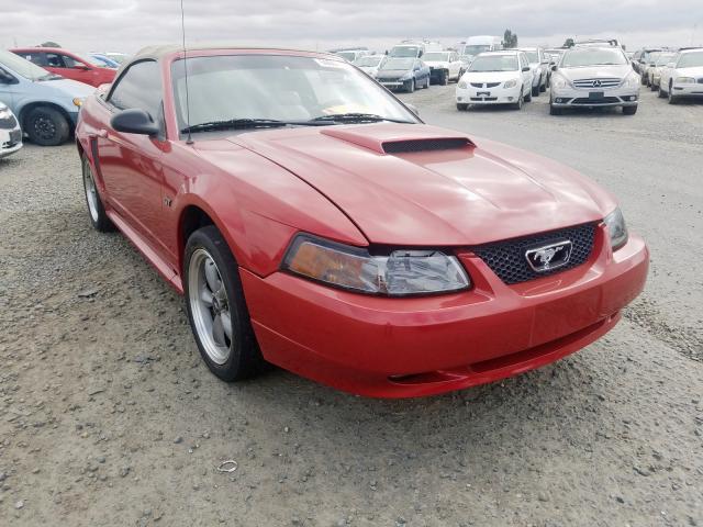 1FAFP45X9YF242299 - 2000 FORD MUSTANG GT RED photo 1