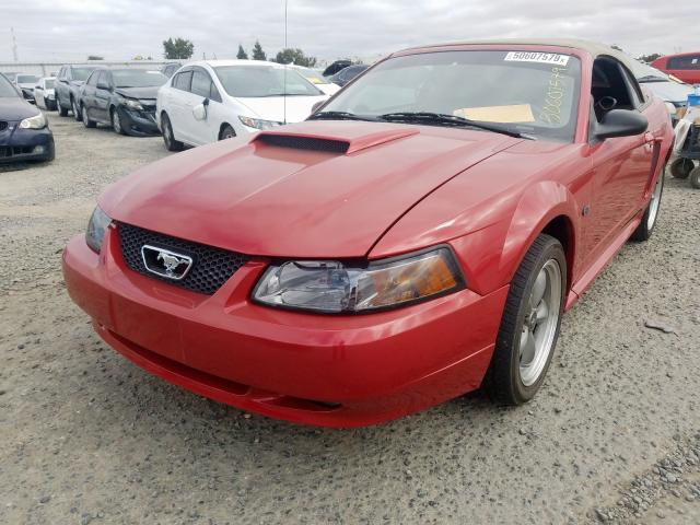 1FAFP45X9YF242299 - 2000 FORD MUSTANG GT RED photo 2