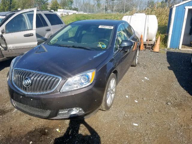 1G4PR5SK4E4111338 - 2014 BUICK VERANO CON BURGUNDY photo 2