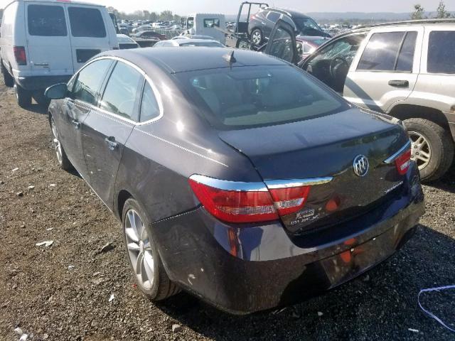 1G4PR5SK4E4111338 - 2014 BUICK VERANO CON BURGUNDY photo 3