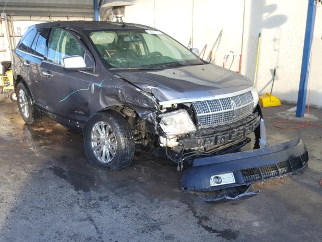 2LMDU68C09BJ08637 - 2009 LINCOLN MKX GRAY photo 1