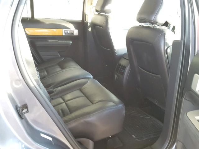 2LMDU68C09BJ08637 - 2009 LINCOLN MKX GRAY photo 6