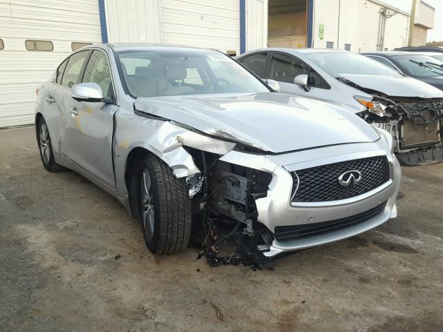 JN1BV7AP8EM685382 - 2014 INFINITI Q50 BASE SILVER photo 1