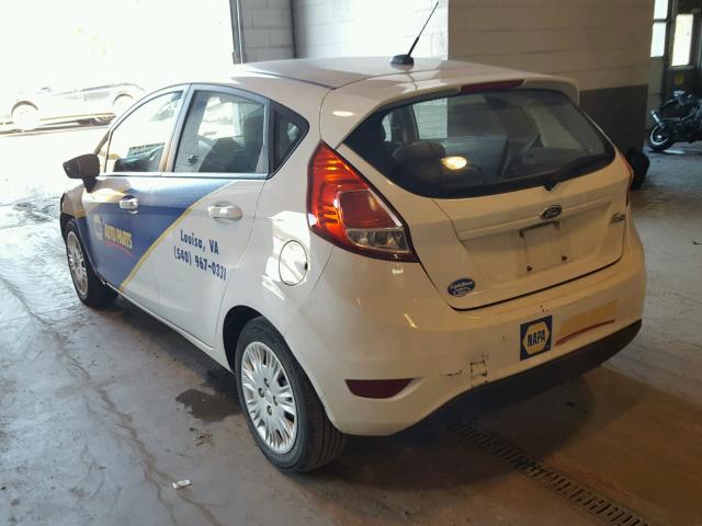 3FADP4TJ3EM136366 - 2014 FORD FIESTA S WHITE photo 3