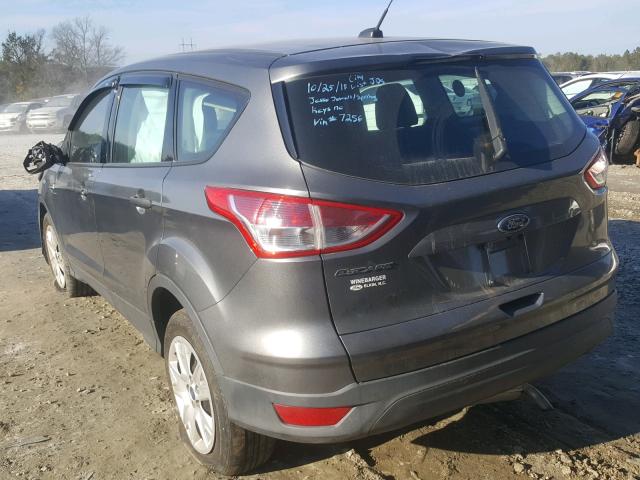 1FMCU0F78EUD77256 - 2014 FORD ESCAPE S GRAY photo 3