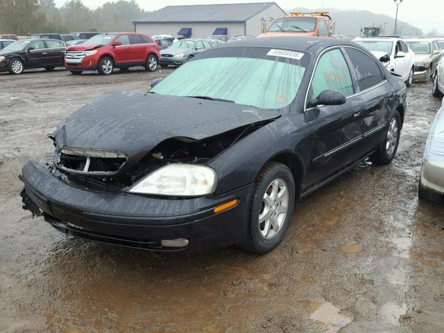 1MEFM53U81G625490 - 2001 MERCURY SABLE LS BLACK photo 2