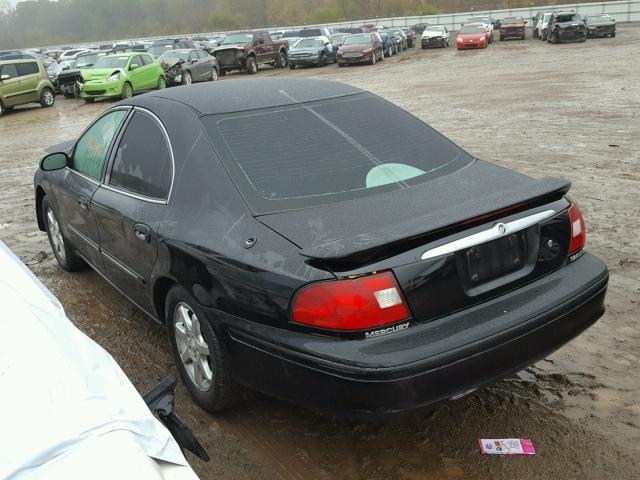 1MEFM53U81G625490 - 2001 MERCURY SABLE LS BLACK photo 3