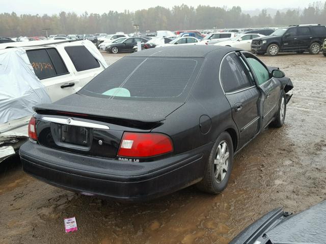 1MEFM53U81G625490 - 2001 MERCURY SABLE LS BLACK photo 4