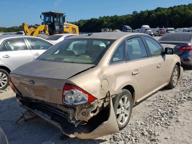 1FAHP24157G150433 - 2007 FORD FIVE HUNDR GOLD photo 4