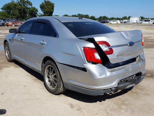 1FAHP2EW7AG142741 - 2010 FORD TAURUS SEL SILVER photo 3