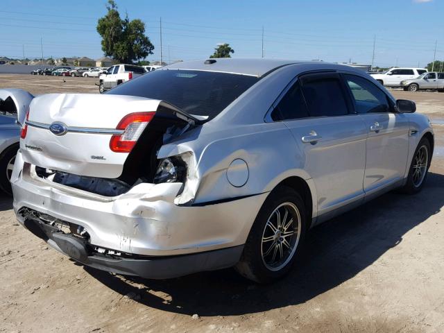 1FAHP2EW7AG142741 - 2010 FORD TAURUS SEL SILVER photo 4