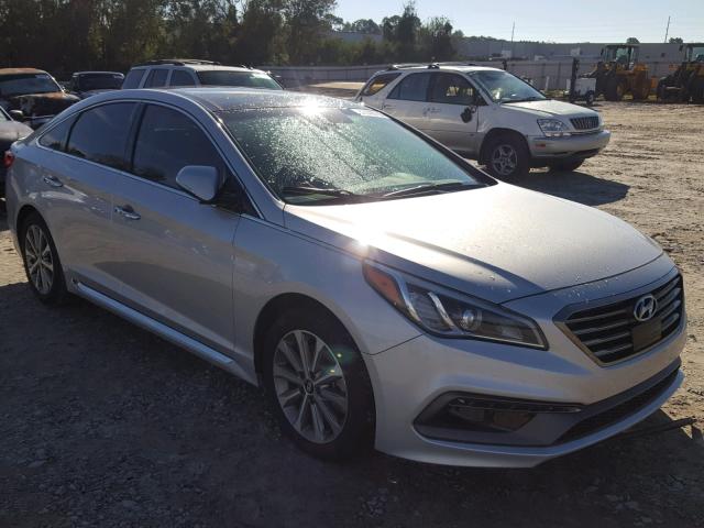 5NPE34AF6GH272931 - 2016 HYUNDAI SONATA SPO SILVER photo 1