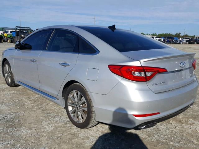 5NPE34AF6GH272931 - 2016 HYUNDAI SONATA SPO SILVER photo 3