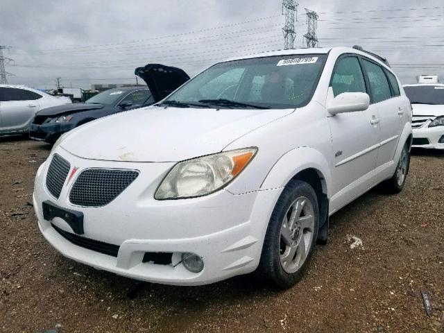 5Y2SL63815Z421734 - 2005 PONTIAC VIBE WHITE photo 2