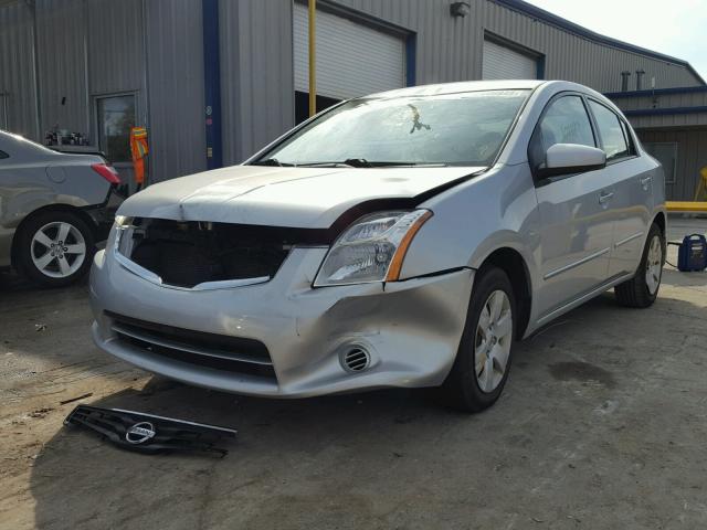 3N1AB6AP9CL776604 - 2012 NISSAN SENTRA 2.0 SILVER photo 2