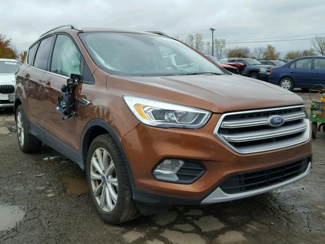 1FMCU0JD5HUC09172 - 2017 FORD ESCAPE TIT ORANGE photo 1