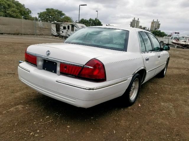 2MEFM75W4XX614211 - 1999 MERCURY GRAND MARQ WHITE photo 4