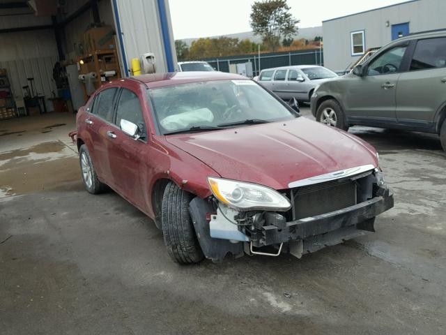 1C3CCBBG0EN113813 - 2014 CHRYSLER 200 TOURIN RED photo 1