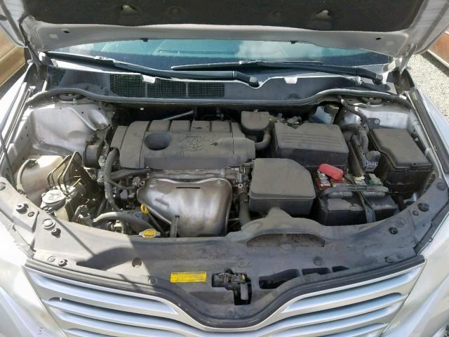 4T3BA3BB1AU015139 - 2010 TOYOTA VENZA SILVER photo 7