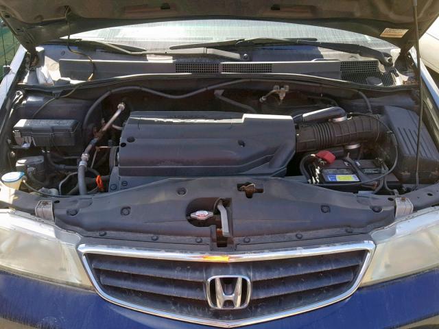 5FNRL18574B113519 - 2004 HONDA ODYSSEY LX BLUE photo 7