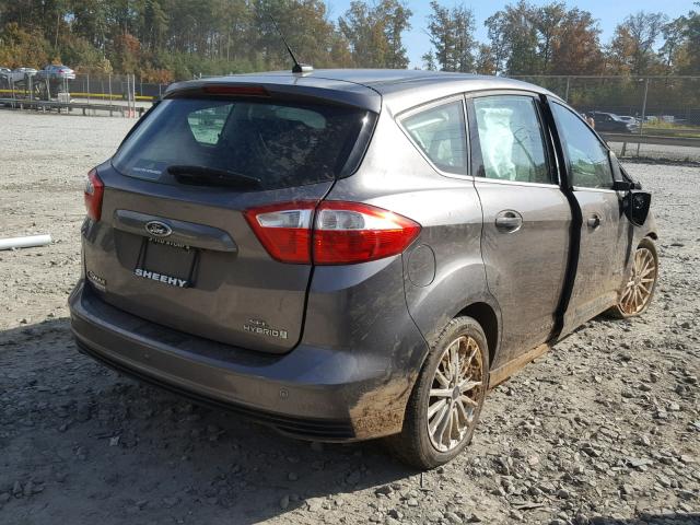 1FADP5BU1EL504336 - 2014 FORD C-MAX SEL GRAY photo 4