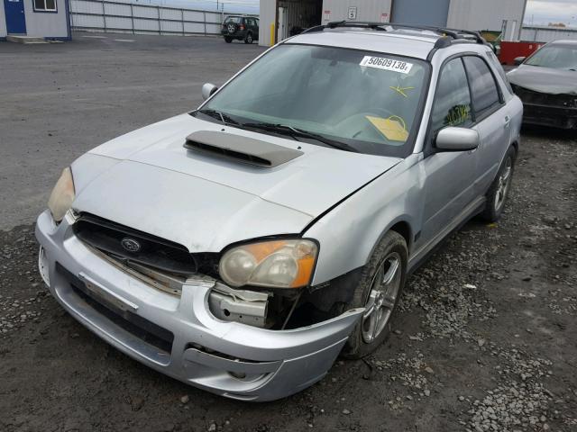 JF1GG29624G803988 - 2004 SUBARU IMPREZA WR SILVER photo 2