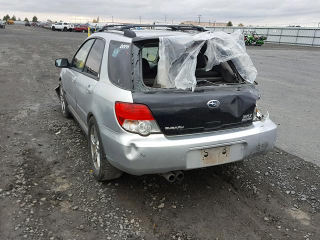 JF1GG29624G803988 - 2004 SUBARU IMPREZA WR SILVER photo 3