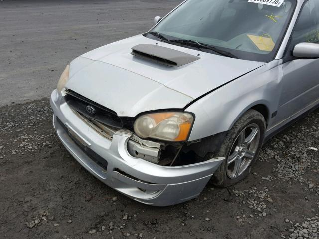 JF1GG29624G803988 - 2004 SUBARU IMPREZA WR SILVER photo 9