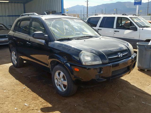 KM8JM12B95U141030 - 2005 HYUNDAI TUCSON GL BLACK photo 1