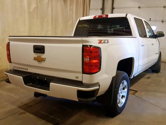 3GCUKREC2JG296249 - 2018 CHEVROLET SILVERADO WHITE photo 4