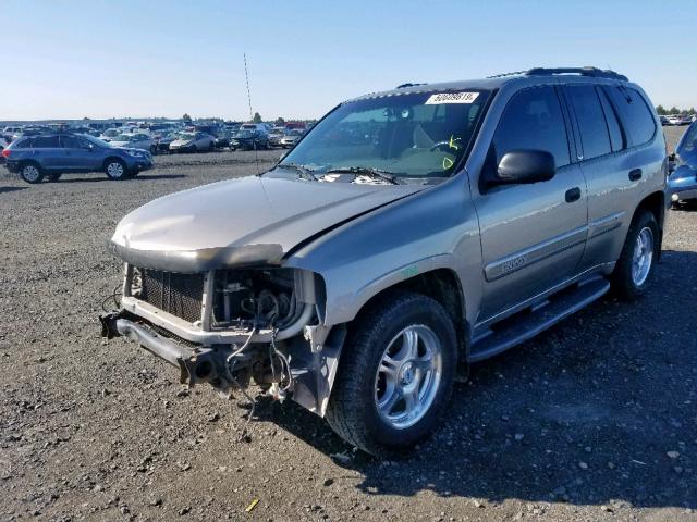 1GKDT13S032328754 - 2003 GMC ENVOY SILVER photo 2