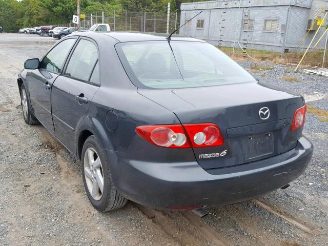 1YVFP80C245N44744 - 2004 MAZDA 6 I CHARCOAL photo 3