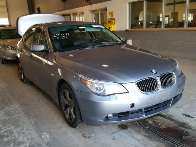 WBANF33587CW71404 - 2007 BMW 525 XI SILVER photo 1